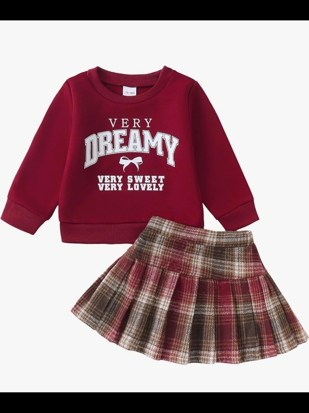Toddler Sweater And Skirt Set